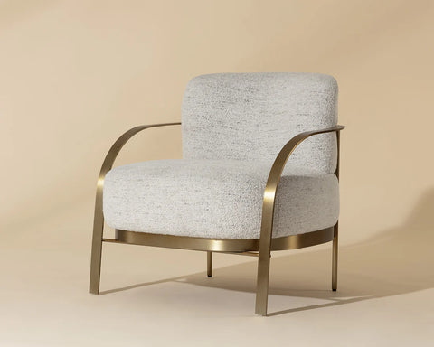 Daphne Cream Fabric Accent Chair -1