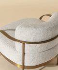 Daphne Cream Fabric Accent Chair -3