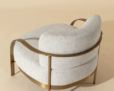 Daphne Cream Fabric Accent Chair -3
