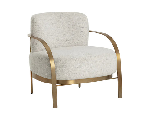Daphne Cream Fabric Accent Chair -4