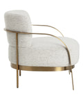 Daphne Cream Fabric Accent Chair -6