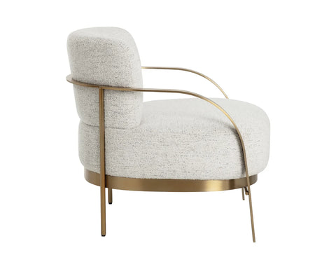 Daphne Cream Fabric Accent Chair -6