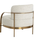 Daphne Cream Fabric Accent Chair -7