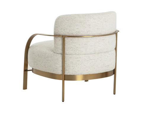 Daphne Cream Fabric Accent Chair -7
