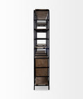 Darius Solid Wood Modular Shelving Unit-3