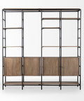Darius Solid Wood Modular Shelving Unit-5