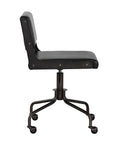 Davis Onyx Faux Leather Swivel Office Chair-2