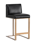 Dean Black Modern Counter Stool -1