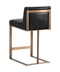 Dean Black Modern Counter Stool -3