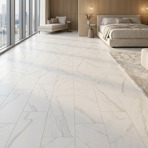 marble look floor tile