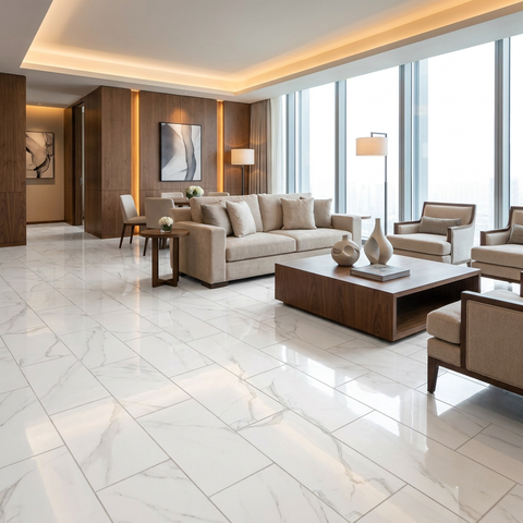 marble look floor tile