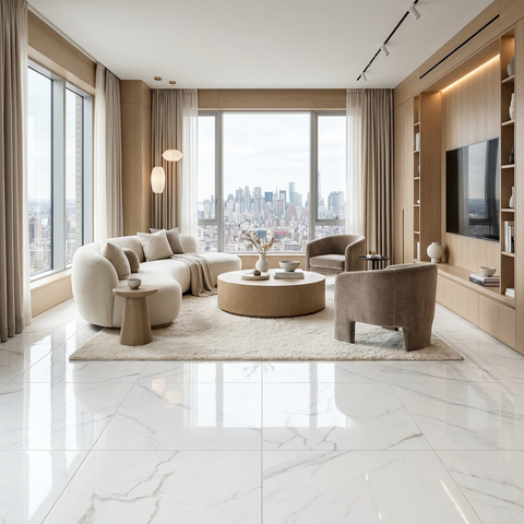 marble look floor tile