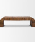 Denton Medium Brown Reclaimed Wood Bench-2