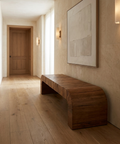 Denton Medium Brown Reclaimed Wood Bench