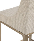 Dionne Oatmeal Modern Upholstered Counter Stool-5