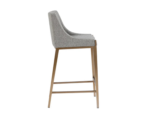 Dionne Pebble Modern Upholstered Counter Stool -3