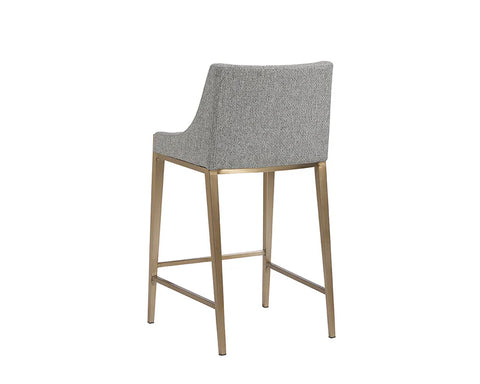 Dionne Pebble Modern Upholstered Counter Stool -4