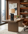 Dirsan Textured Black Plaster Table Lamp