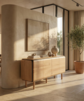 oak wood sideboard cabinet