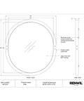 Ditto Black Modern Wall Mirror-5