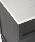 Divina Black-Brown Marble-Top Accent Cabinet-5