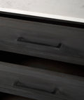 Divina Black-Brown Marble-Top Accent Cabinet-6