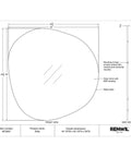 Dolly Black Modern Wall Mirror-6