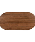 Domingo Solid Acacia Walnut Dining Table-5
