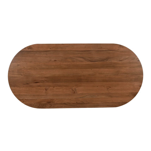 Domingo Solid Acacia Walnut Dining Table-5