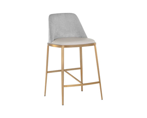 Dover Stone Modern Faux Leather Counter Stool-1