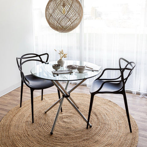 Edie Chrome -Dining Table SIF