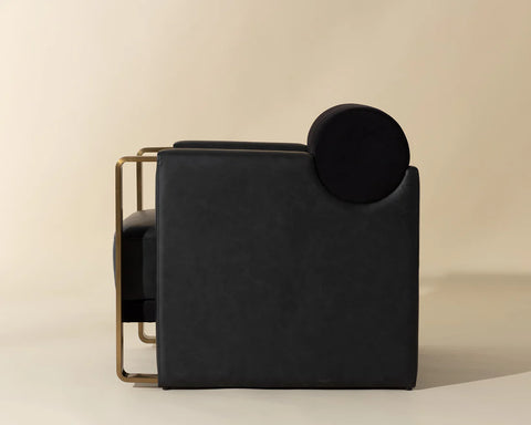 Edgar Black Accent Chair -3