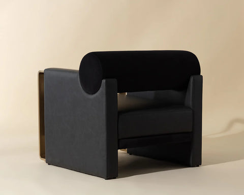 Edgar Black Accent Chair -4