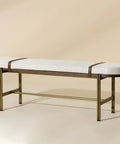 Elaine Muslin Performance Fabric Bench-1