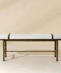 Elaine Muslin Performance Fabric Bench-2