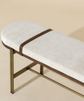 Elaine Muslin Performance Fabric Bench-3