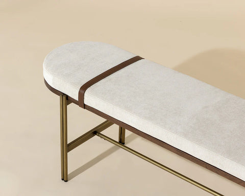 Elaine Muslin Performance Fabric Bench-3