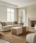Elara Barley Chenille Storage Ottoman