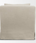 Ellington Cream Fabric Slipcovered Accent Chair-4