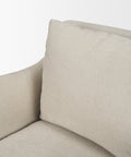 Ellington Cream Fabric Slipcovered Accent Chair-7