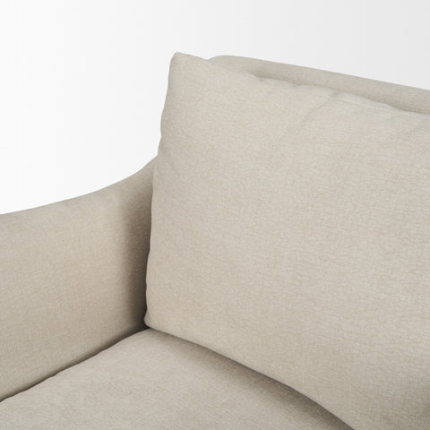 Ellington Cream Fabric Slipcovered Accent Chair-7