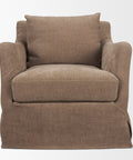Ellington Stonewashed Latte Slipcovered Accent Chair-2