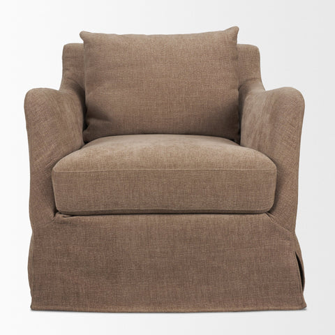Ellington Stonewashed Latte Slipcovered Accent Chair-2