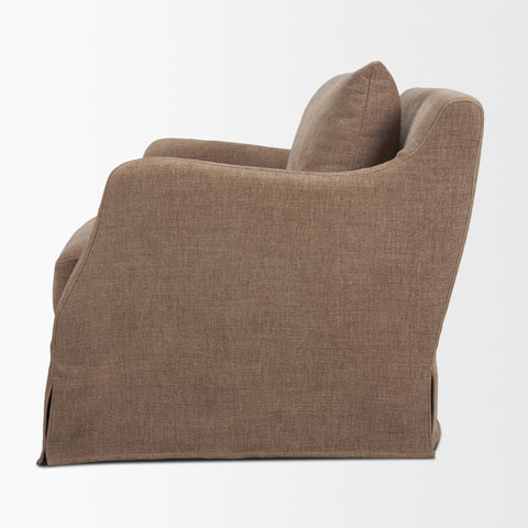 Ellington Stonewashed Latte Slipcovered Accent Chair-3