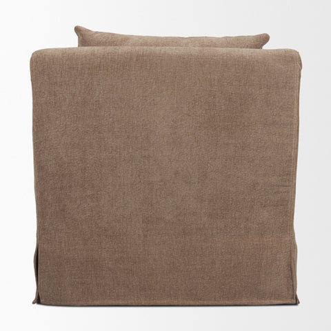 Ellington Stonewashed Latte Slipcovered Accent Chair-4