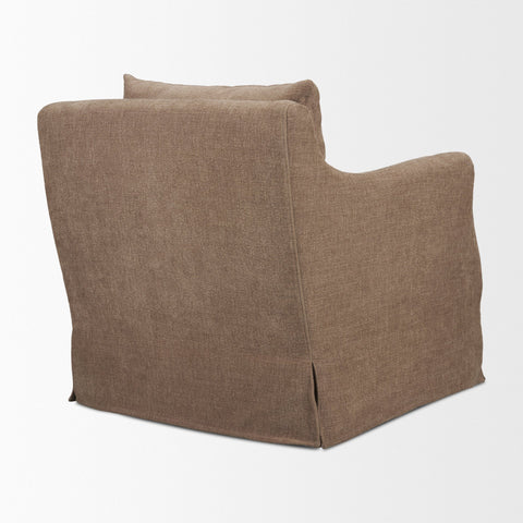 Ellington Stonewashed Latte Slipcovered Accent Chair-5