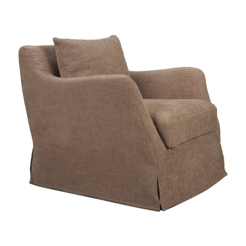 Ellington Stonewashed Latte Slipcovered Accent Chair-6