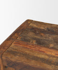 Estelle Rustic Brown Reclaimed Wood Bench -5