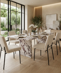 Eve Cream Boucle Dining Chair – Mercana