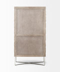 Excelsior II Light Brown Mango Wood Storage Cabinet -3